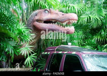 Dinosaure Jurassic Park à Orlando Universal Studio Banque D'Images