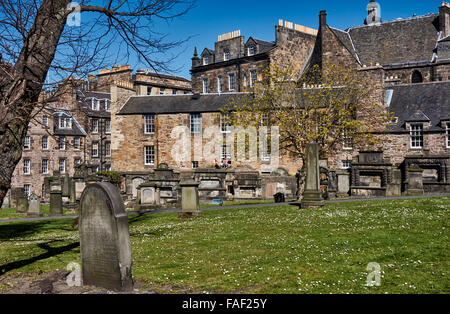 Greyfriars Kirkyard, Edimbourg, Ecosse, Europe Banque D'Images