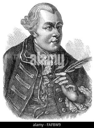 John Wilkes, 1725-1797, un radical anglais, journaliste et homme politique Banque D'Images