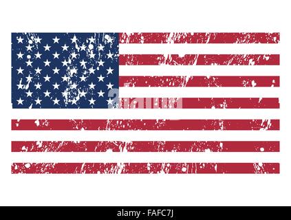 Vector illustration du drapeau usa Illustration de Vecteur