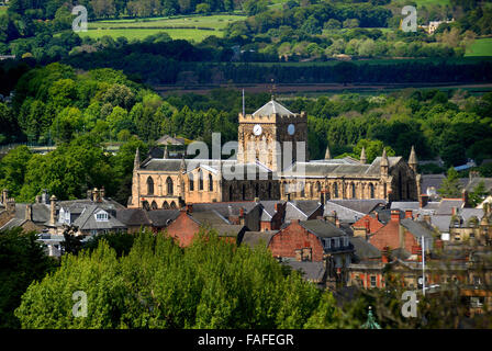 Abbaye de Hexham, Northumberland Banque D'Images