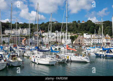 Le port de St Aubin, St Aubin, Jersey, Channel Islands Banque D'Images