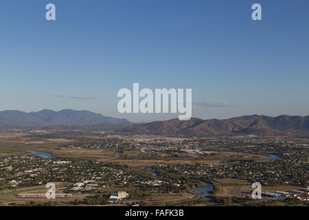 Vue de la colline du château à Townsville, Queensland, Australie. Banque D'Images