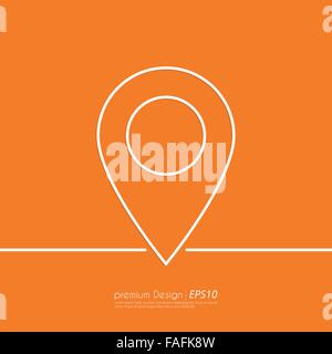 Intitulé de l'icône linéaire vectorielle Stock Illustration de Vecteur