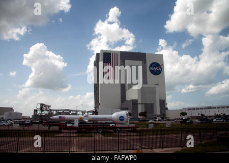 Kennedy Space Center de la NASA. Bâtiment d'assemblage du véhicule Banque D'Images