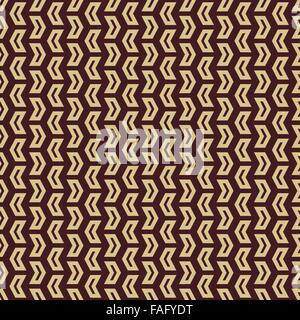 Vectoriel continu géométrique motif doré Illustration de Vecteur