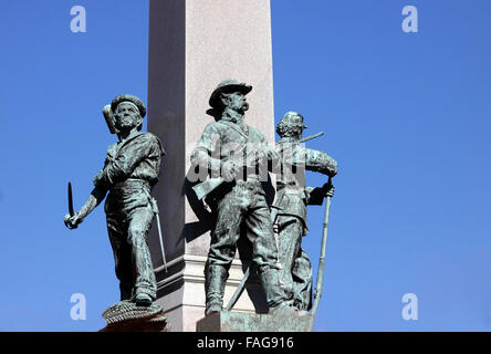 Monument aux soldats et marins Yonkers, New York Banque D'Images