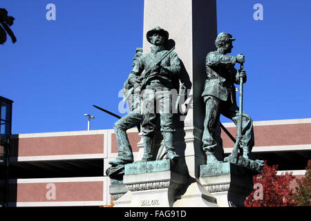 Monument aux soldats et marins Yonkers, New York Banque D'Images