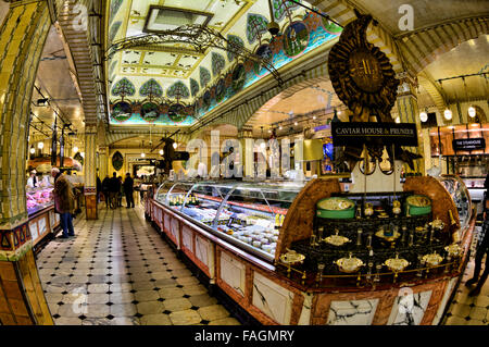 Harrods food Hall, Harrods, Londres, Royaume-Uni. Banque D'Images