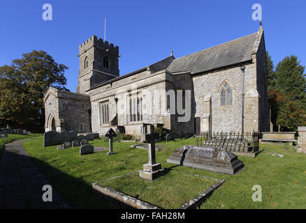 St George's Church Ogbourne St George Wiltshire, Angleterre Banque D'Images