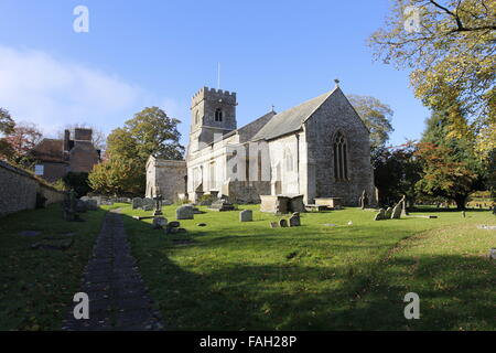 St George's Church Ogbourne St George Wiltshire, Angleterre Banque D'Images