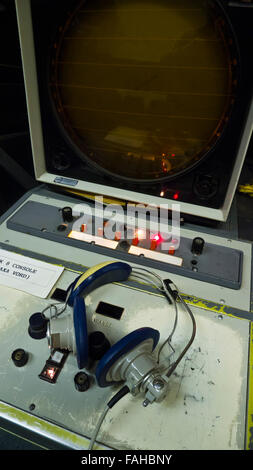 Ancien poste d'écoute radar prises à RAF Neatishead, Norfolk, radar de défense aérienne de la RAF Museum. Banque D'Images