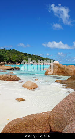 Anse Lazio beach parfait calme Banque D'Images