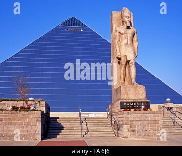 Le Memphis la Pyramid Arena, Memphis, Tennessee, United States of America. Banque D'Images