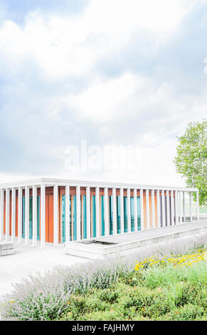 Vue extérieure du musée de la littérature moderne par l'architecte David Chipperfield, marbach, Bade-Wurtemberg, Allemagne Banque D'Images