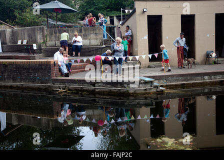 Piscines, Cleveland Row Hampton, baignoire, Somerset, Angleterre Banque D'Images