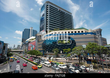 Mahboonkrong (MBK) Centre Commercial, Thanon Phaya Thai Road, Pathum Wan District, Bangkok, Thaïlande. Banque D'Images