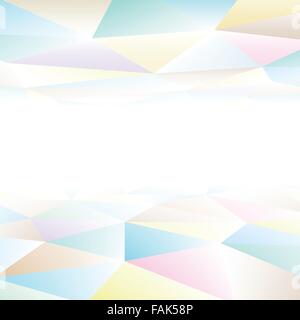 Triangle coloré Diagonal texture mosaïque avec la perspective, copy space Illustration de Vecteur