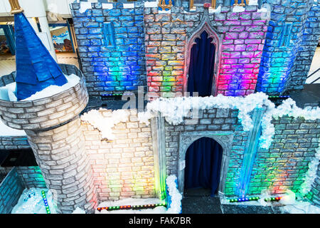 Fantaisie d'hiver stade château prop fantasia Kingston Upon Hull UK Angleterre Banque D'Images