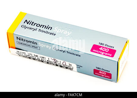 Nitromin la trinitroglycérine pompe spray sublingual médicament qui ...