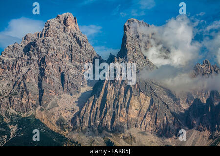 Panorama du Parc National et les montagnes des Dolomites à Cortina d'Ampezzo, Italie du nord Banque D'Images