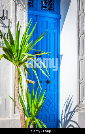 Une entrée orientale trouvés à Sidi Bou Said, Tunisie Banque D'Images