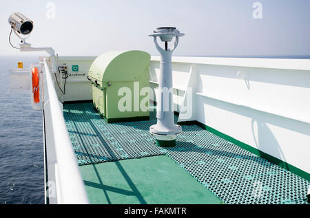 L'extérieur de l'armoire de contrôle sur le pont de CC Corte Real Banque D'Images