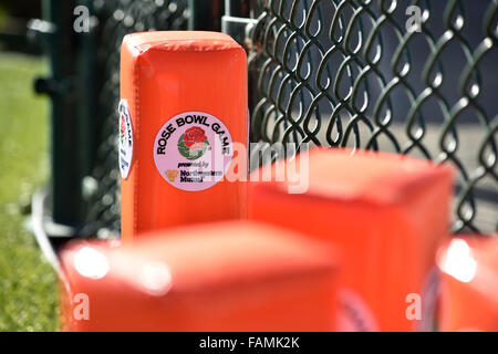 Pasadena, CA. 1er janvier 2016. Rose Bowl Pre-Game ambiance, et de l'Art à la Rose Bowl, Pasadena, CA. le 1 janvier 2016. (Crédit obligatoire absolue : Jose Marin/MarinMedia/Cal Sport Media/Alamy Live News Banque D'Images