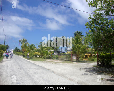 Rangiroa, Tuamotu, Polynésie française. Banque D'Images