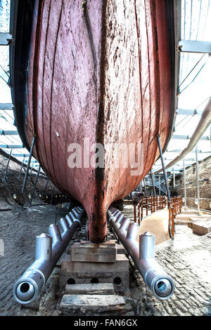 Historique de Brunel SS Great Britain Bristol montrant des séchoirs d'air Banque D'Images