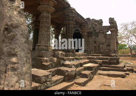 Aeshvar aishwaryeshvar ou temple, Sinnar, Maharashtra, Inde Banque D'Images