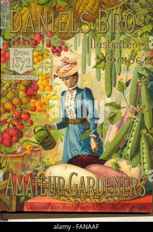 Daniels Bros. Catalogue pour les jardiniers amateurs Banque D'Images