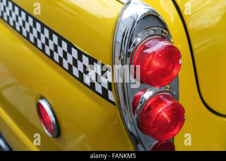 Vintage New York City Taxi Checker Cab Banque D'Images