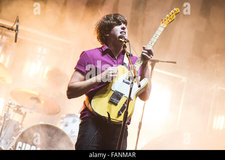 30 août 2015 - Circa vagues effectuer sur scène, au jour 3 du Festival de Leeds, 2015 © Myles Wright/ZUMA/Alamy Fil Live News Banque D'Images