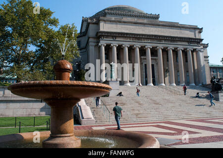 L'Université de Columbia. Broadway 2960 coin de la 116e Rue, (centre d'accueil : 213 Faible Memorial Library, du lundi au vendredi de 9h00 à 17h00). Téléphone 212- Banque D'Images