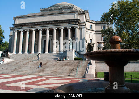 L'Université de Columbia. Broadway 2960 coin de la 116e Rue, (centre d'accueil : 213 Faible Memorial Library, du lundi au vendredi de 9h00 à 17h00). Téléphone 212- Banque D'Images