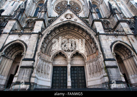 Cathédrale de Saint John the Divine à New York City, USA. Cathédrale Saint-Jean le Divin, dit être la plus grande cathédrale du monde, Banque D'Images