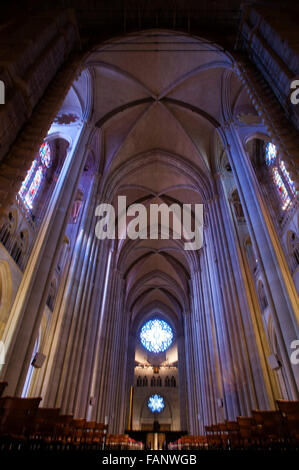 À l'intérieur de la Cathédrale Saint John the Divine à New York City, USA. Cathédrale Saint-Jean le Divin, dit être la plus grande cathédrale du monde, Manhattan, New York City, New York, USA Banque D'Images