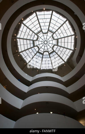 Le Musée Solomon R. Guggenheim, New York, USA Banque D'Images