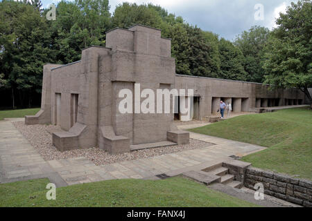 La Tranchée des Baïonnettes Memorial qui commémore une action le 23 juin 1916 près de Verdun, Meuse, France. Banque D'Images