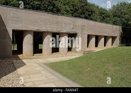 La Tranchée des Baïonnettes Memorial qui commémore une action le 23 juin 1916 près de Verdun, Meuse, France. Banque D'Images