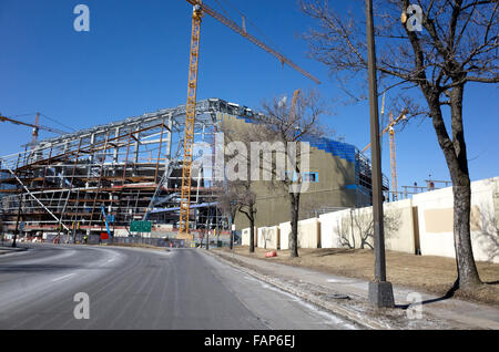 Construction de la NFL Minnesota aux États-Unis Viking Bank Stadium le 2 mars 2015. Minneapolis Minnesota MN USA Banque D'Images