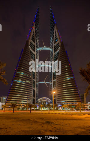 World Trade Center de Bahreïn, Manama, Bahreïn. Banque D'Images