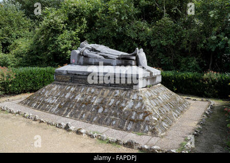 L'Andre Thome Memorial, à côté de l'Ossuaire de Douaumont & French National Cemetery, Douaumont, Fleury-devant-Douaumont, la France. Banque D'Images