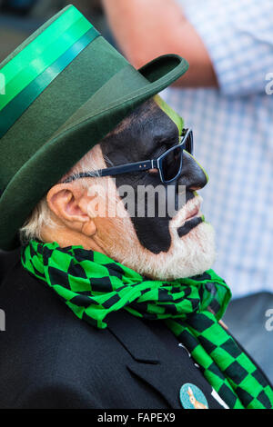 Jack in the Green procession, Hastings, Angleterre, Royaume-Uni Banque D'Images