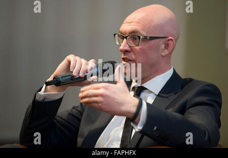 David Dinsmore journal écossais et exécutif l'ancien rédacteur en chef du journal Le Soleil. Banque D'Images