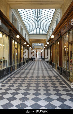 Passage couvert Galerie Vero-Dodat près de Palais Royal, galerie, Paris, France. Banque D'Images