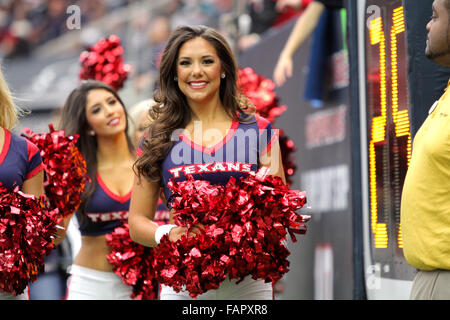 Houston, TX, USA. 06Th Jan, 2016. Un meneur de Houston Texans sur la ligne de côté pendant la saison régulière de la NFL entre le jeu et le Houston Texans Jacksonville Jaguars de NRG Stadium à Houston, TX. Image Crédit : Erik Williams/Cal Sport Media/Alamy Live News Banque D'Images