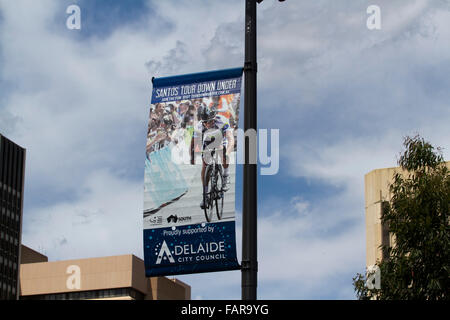 Adelaide Australie 4 Janvier 2016.Le vélo Santos Tour Down Under qui commence en Janvier 16-24 à Adélaïde. Le Tour Down Under est une course cycliste dans et autour d'Adelaïde, Australie du Sud qui attire des coureurs de partout dans le monde. Credit : amer ghazzal/Alamy Live News Banque D'Images