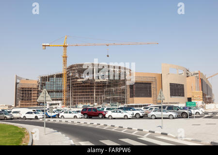 Centre Commercial Twar Site de construction à Doha, Qatar Banque D'Images